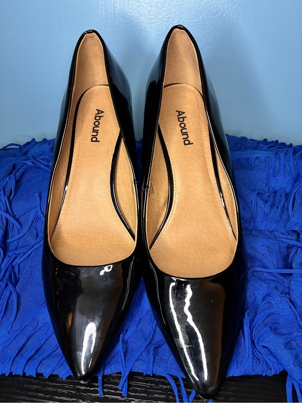 Abound Audrey Black Patent Pointed Toe Heels(Nordstrom Rack)